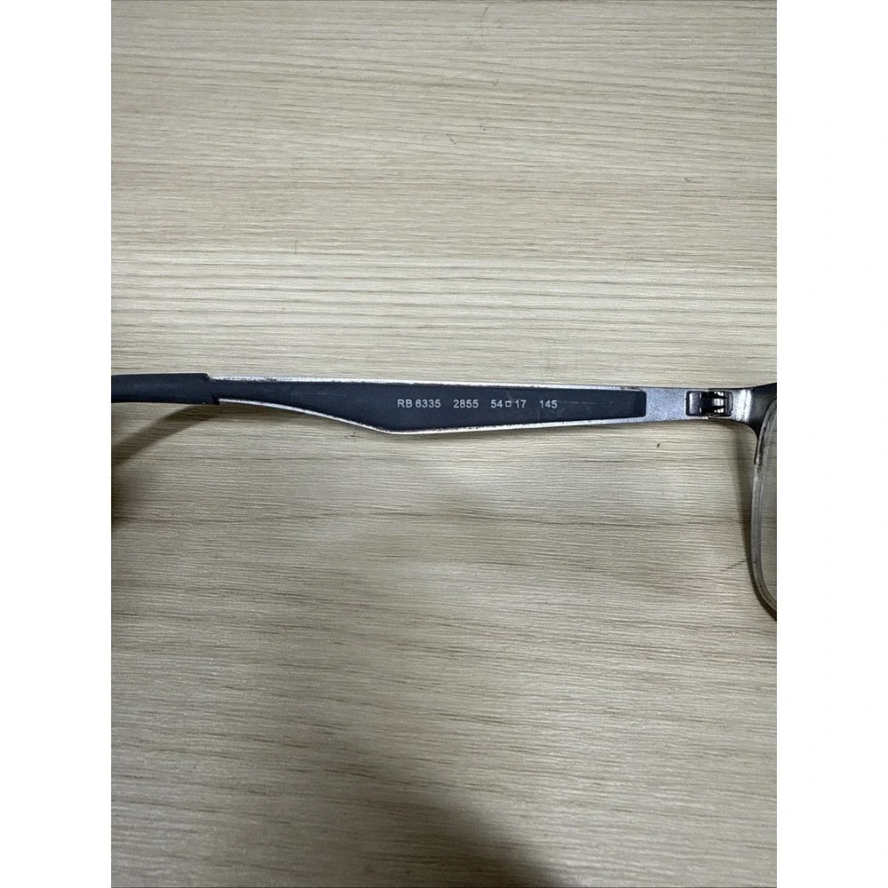 RAY-BAN RB6335 2855 Gray Matte Half Rim‎ 54-17-145 Eyeglasses Frame ONLY